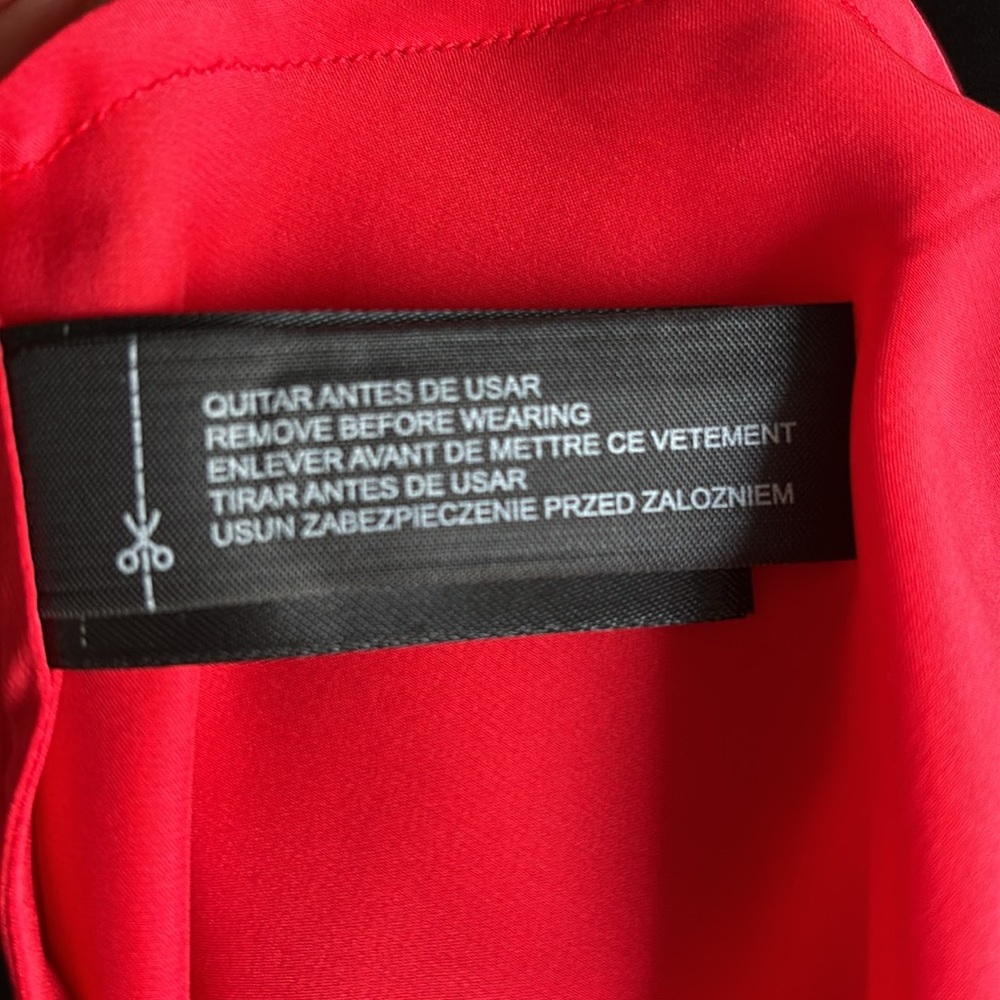 Zara 100% Silk Red Maxi Dress - Picture 13 of 13